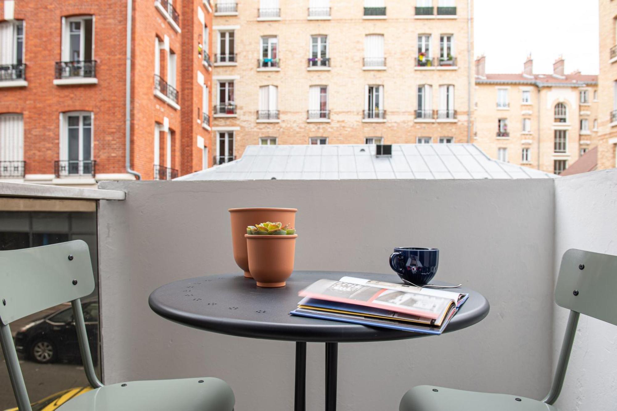 New - Appt Style Le Corbusier Avec Balcon - 8 Pers Lejlighed Paris Eksteriør billede